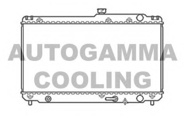 AUTOGAMMA 104670 Радіатор, охолодження двигуна