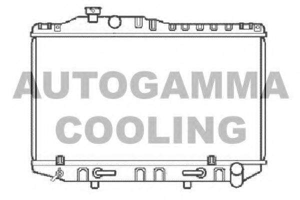 AUTOGAMMA 104725 Радіатор, охолодження двигуна