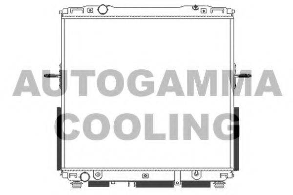 AUTOGAMMA 105130 Радіатор, охолодження двигуна