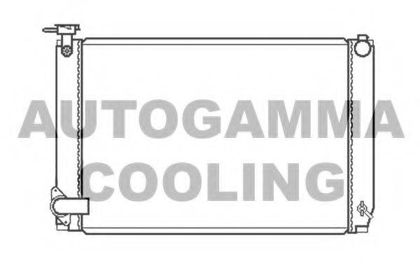 AUTOGAMMA 105163 Радіатор, охолодження двигуна