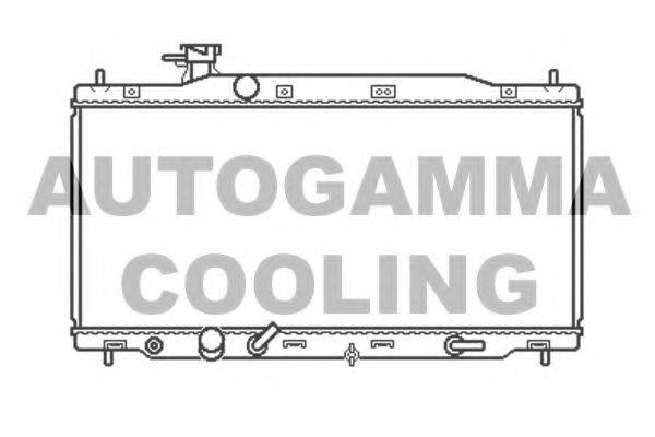 AUTOGAMMA 105486 Радіатор, охолодження двигуна