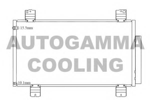 AUTOGAMMA 105595 Конденсатор, кондиціонер