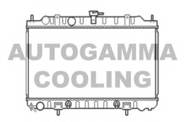 AUTOGAMMA 105811 Радіатор, охолодження двигуна