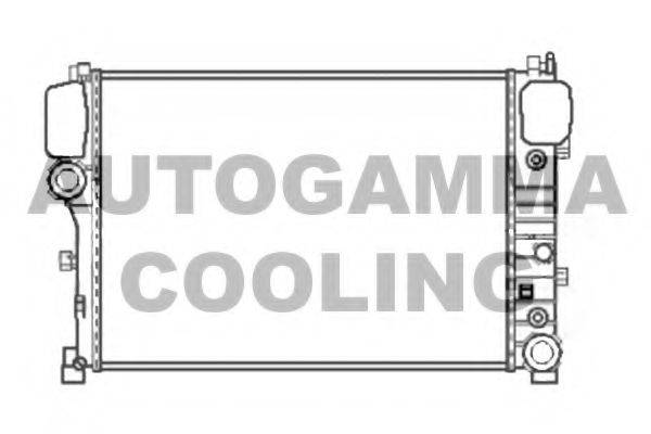 AUTOGAMMA 107043 Радіатор, охолодження двигуна