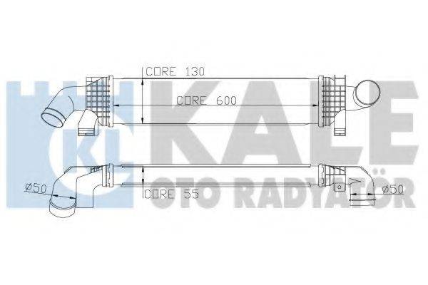 KALE OTO RADYATOR 346900 Інтеркулер