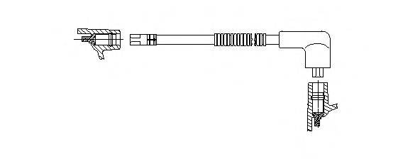 BREMI 3A10E52 Провід запалювання