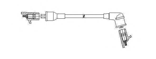 BREMI 3A1537 Провід запалювання