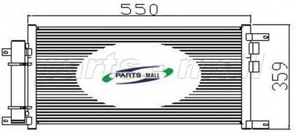 PARTS-MALL PXNCX003X Конденсатор, кондиціонер