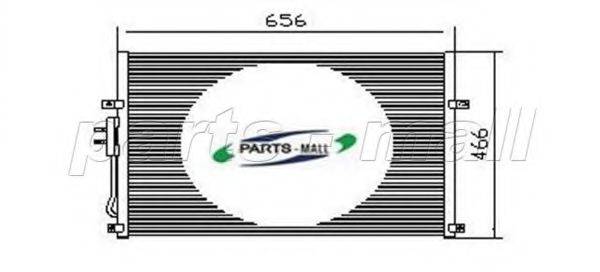 PARTS-MALL PXNCY003 Конденсатор, кондиціонер