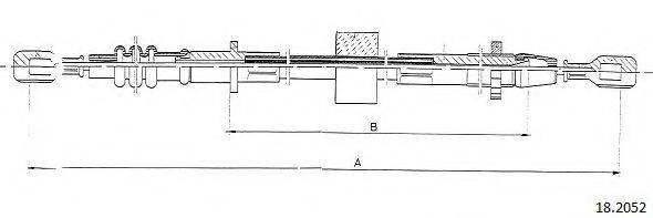 MITSUBISHI MB012060 Трос, управління зчепленням