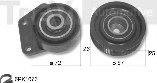 TREVI AUTOMOTIVE KA1052 Полікліновий ремінний комплект