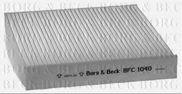 BORG & BECK BFC1040 Фільтр, повітря у внутрішньому просторі