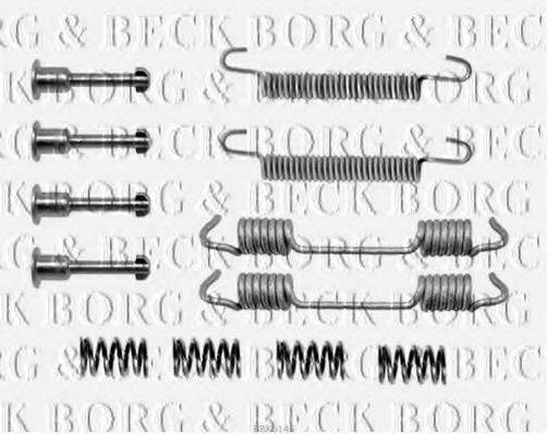 BORG & BECK BBK6145 Комплектуючі, колодки дискового гальма