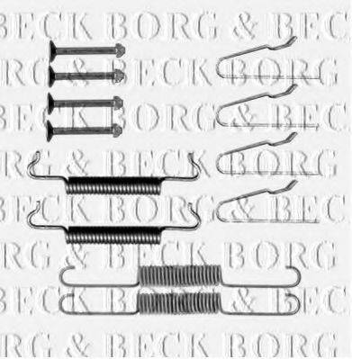 BORG & BECK BBK6315 Комплектуючі, колодки дискового гальма
