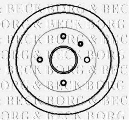 BORG & BECK BBR7005 Гальмівний барабан