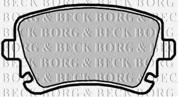 BORG & BECK BBP2139 Комплект гальмівних колодок, дискове гальмо