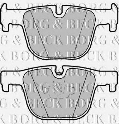 BORG & BECK BBP2347 Комплект гальмівних колодок, дискове гальмо