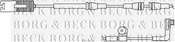 BORG & BECK BWL3030 Сигналізатор, знос гальмівних колодок