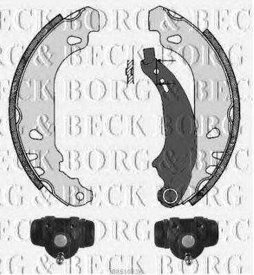 BORG & BECK BBS1023K Комплект гальмівних колодок