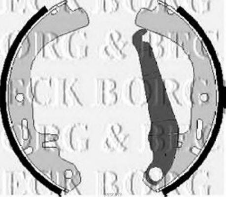 BORG & BECK BBS6076 Комплект гальмівних колодок