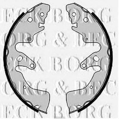 BORG & BECK BBS6395 Комплект гальмівних колодок