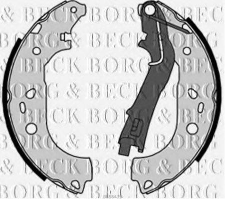 BORG & BECK BBS6439 Комплект гальмівних колодок