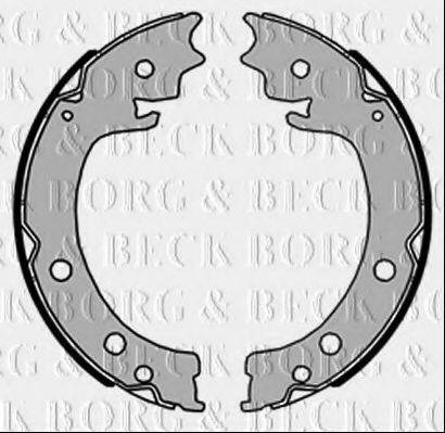 BORG & BECK BBS6485 Комплект гальмівних колодок