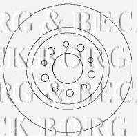 BORG & BECK BBD4359 гальмівний диск