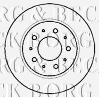 BORG & BECK BBD4371 гальмівний диск