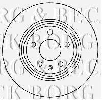 BORG & BECK BBD4635 гальмівний диск