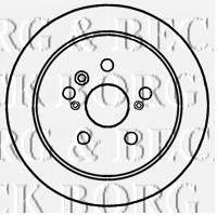 BORG & BECK BBD4720 гальмівний диск