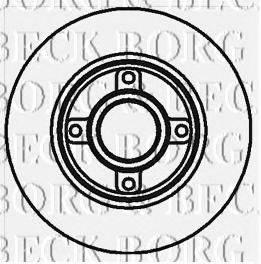BORG & BECK BBD5796S гальмівний диск