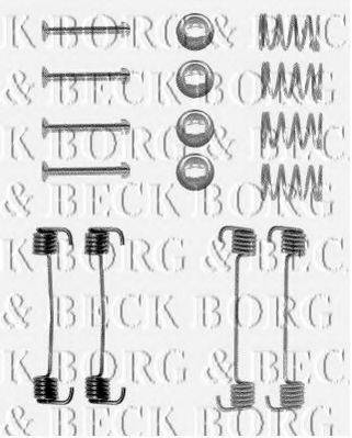 BORG & BECK BBK6006 Комплектуючі, колодки дискового гальма