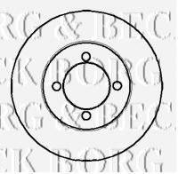 BORG & BECK BBD4177 гальмівний диск