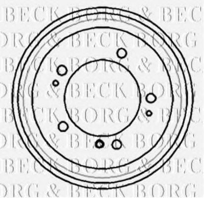 BORG & BECK BBR7170 Гальмівний барабан