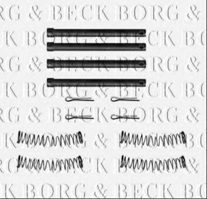 BORG & BECK BBK1345 Комплектуючі, колодки дискового гальма