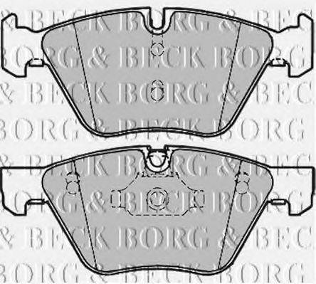 BORG & BECK BBP1945 Комплект гальмівних колодок, дискове гальмо