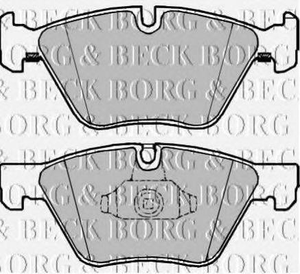 BORG & BECK BBP2224 Комплект гальмівних колодок, дискове гальмо