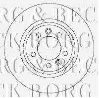 BORG & BECK BBD4444 гальмівний диск