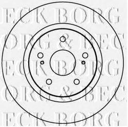 BORG & BECK BBD4607 гальмівний диск