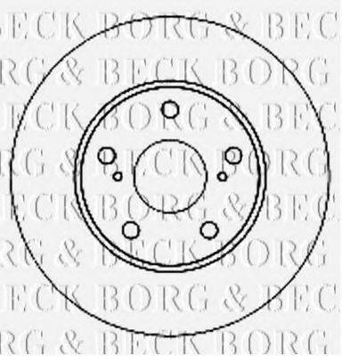 BORG & BECK BBD4682 гальмівний диск