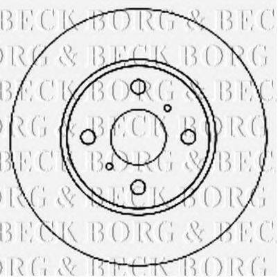 BORG & BECK BBD4740 гальмівний диск