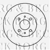 BORG & BECK BBD5018 гальмівний диск