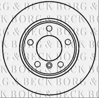 BORG & BECK BBD5263 гальмівний диск