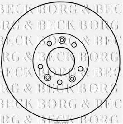 BORG & BECK BBD5969S гальмівний диск