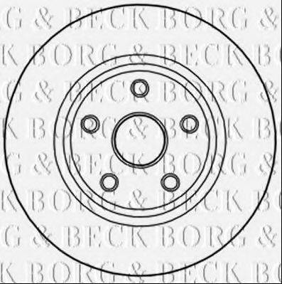 BORG & BECK BBD6004S гальмівний диск