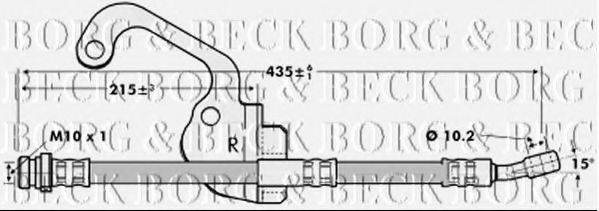 BORG & BECK BBH7056 Гальмівний шланг