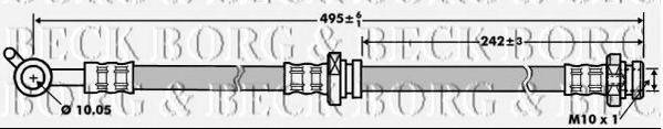 BORG & BECK BBH7161 Гальмівний шланг