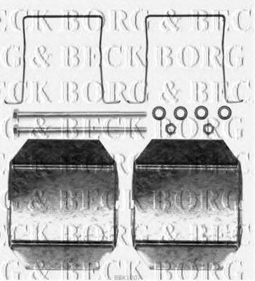 BORG & BECK BBK1207 Комплектуючі, колодки дискового гальма