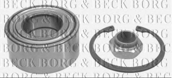BORG & BECK BWK075 Комплект підшипника маточини колеса